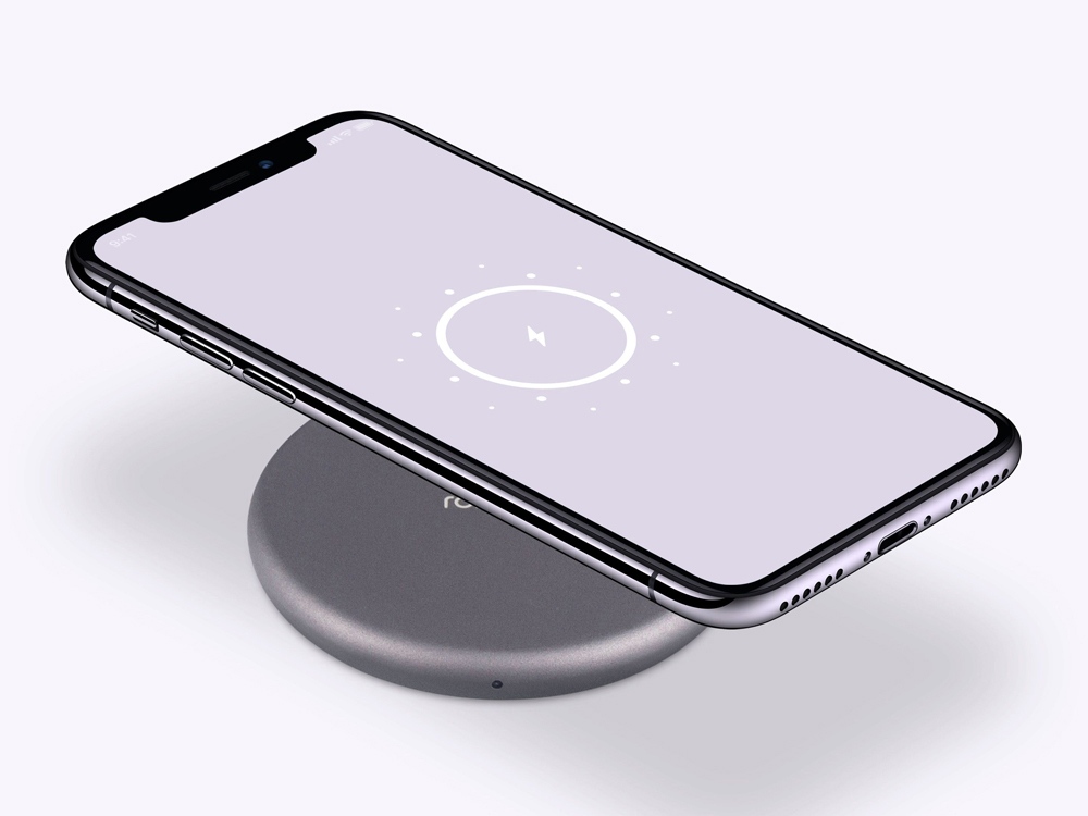 Беспроводное зарядное устройство Rombica NEO Q1 Quick, серый-4