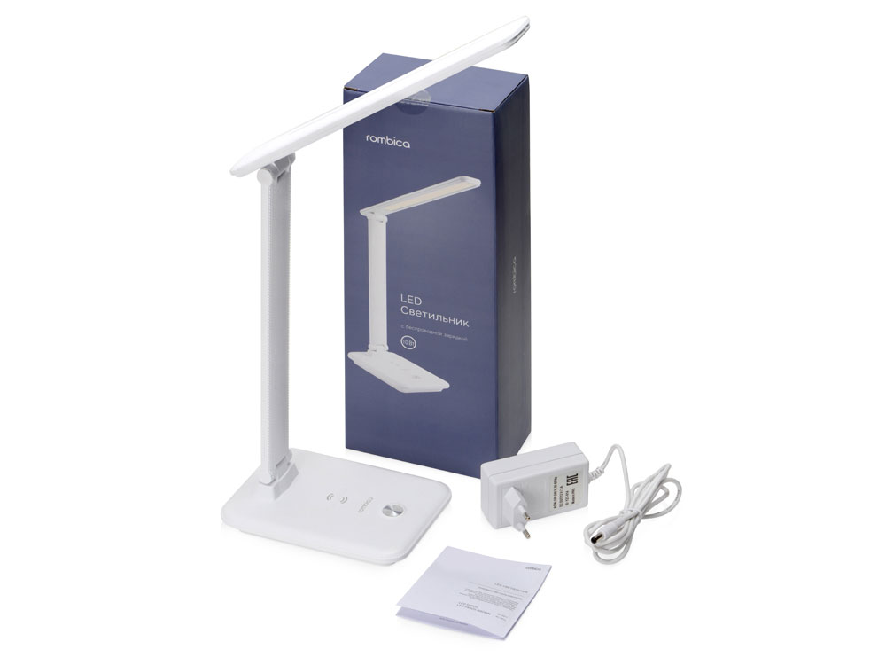 Настольная лампа Rombica LED FAROS, белый (квадратное основание)-14