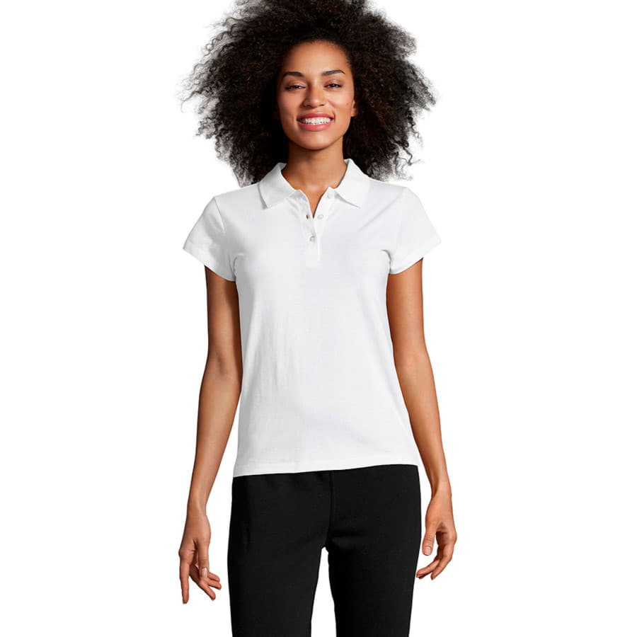 Поло женское PRESCOTT WOMEN 170, белый-1