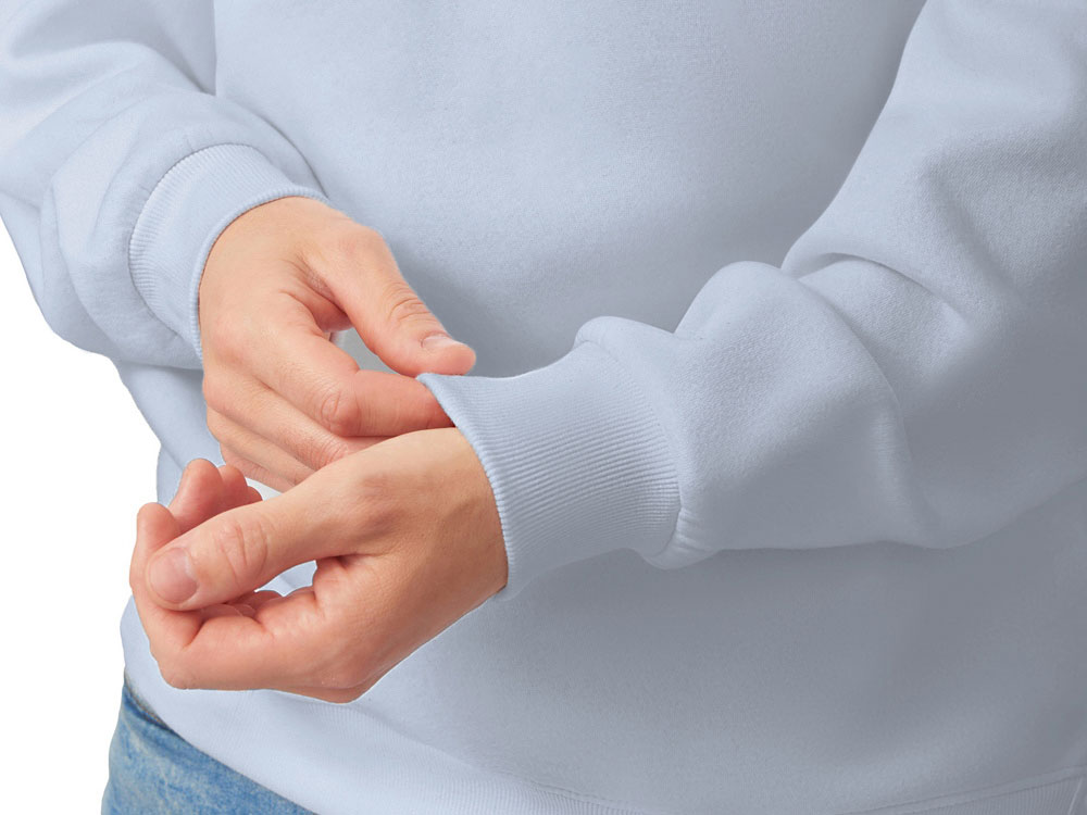 Толстовка с капюшоном оверсайз Lisbon унисекс, небесно-голубой-5