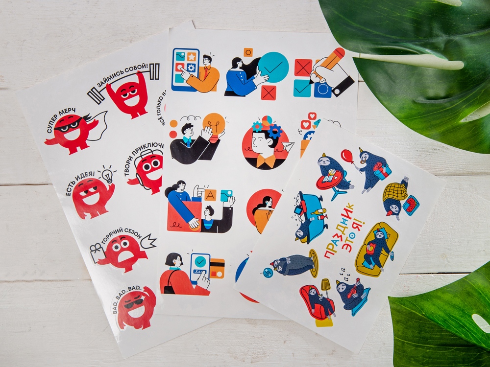 Стикерпак, А4-4