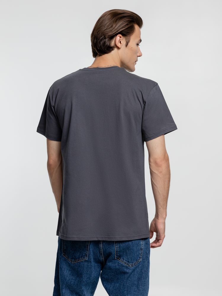 Футболка унисекс T-Bolka 160, темно-серая (графит)-2