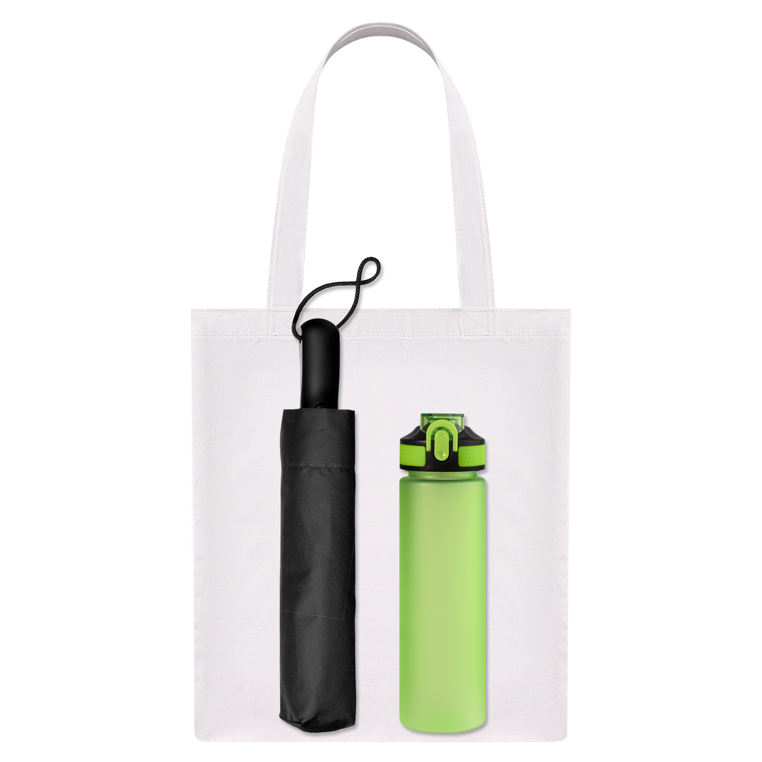 Подарочный набор Levante, салатовый (зонт, спортбутылка, шоппер)-0