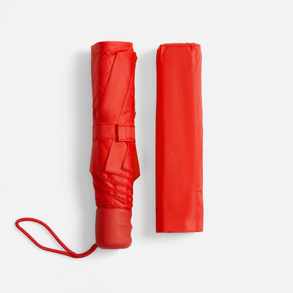 Зонт складной Basic, красный-3