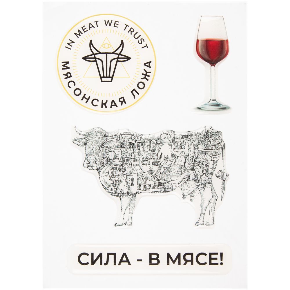 Объемные наклейки под смолой Sticker Pack на заказ-1