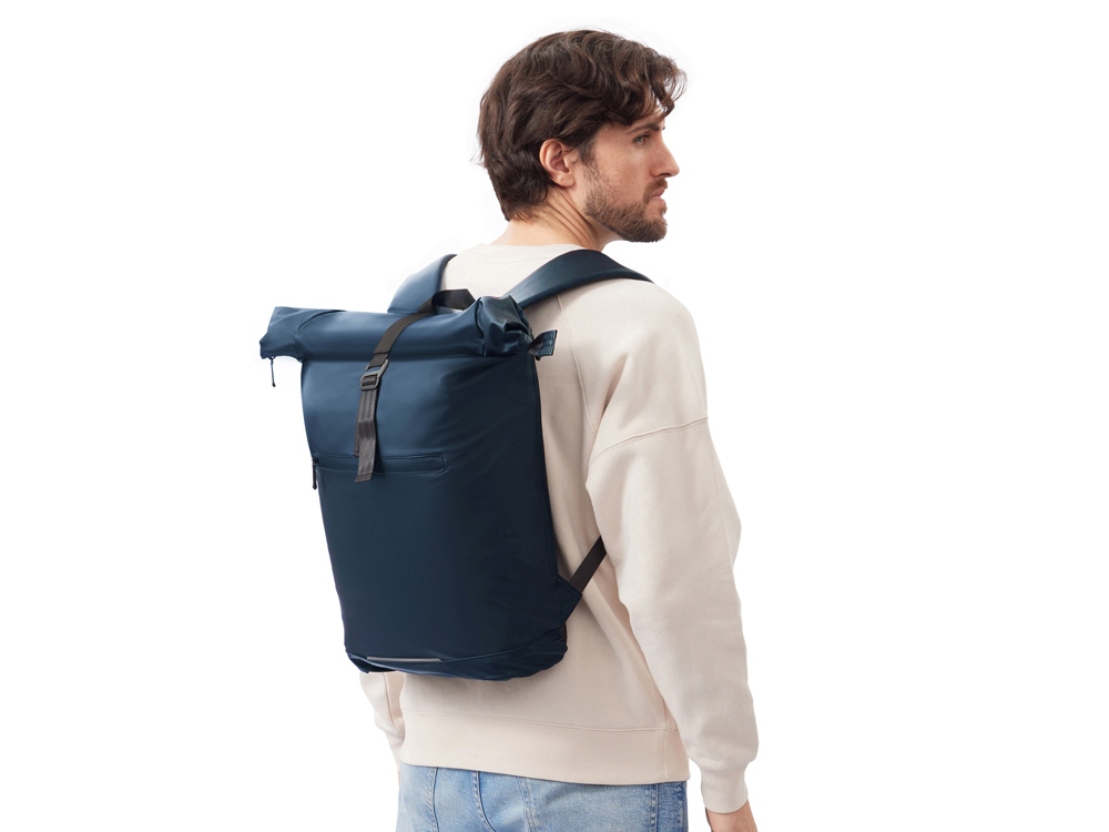 Непромокаемый рюкзак Landy для ноутбука, синий-11