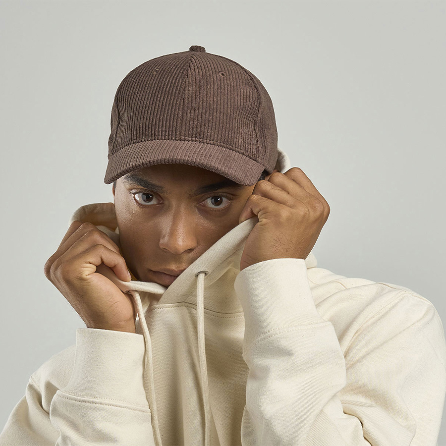 Бейсболка CORDY-S, 6 клиньев, бежевый-4