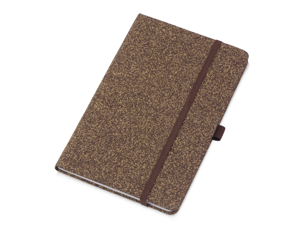 Блокнот из кофейных зерен А5 Coffee notes, твердая обложка, 80 листов 70 гр/м2 белой бумаги, кофейный-0