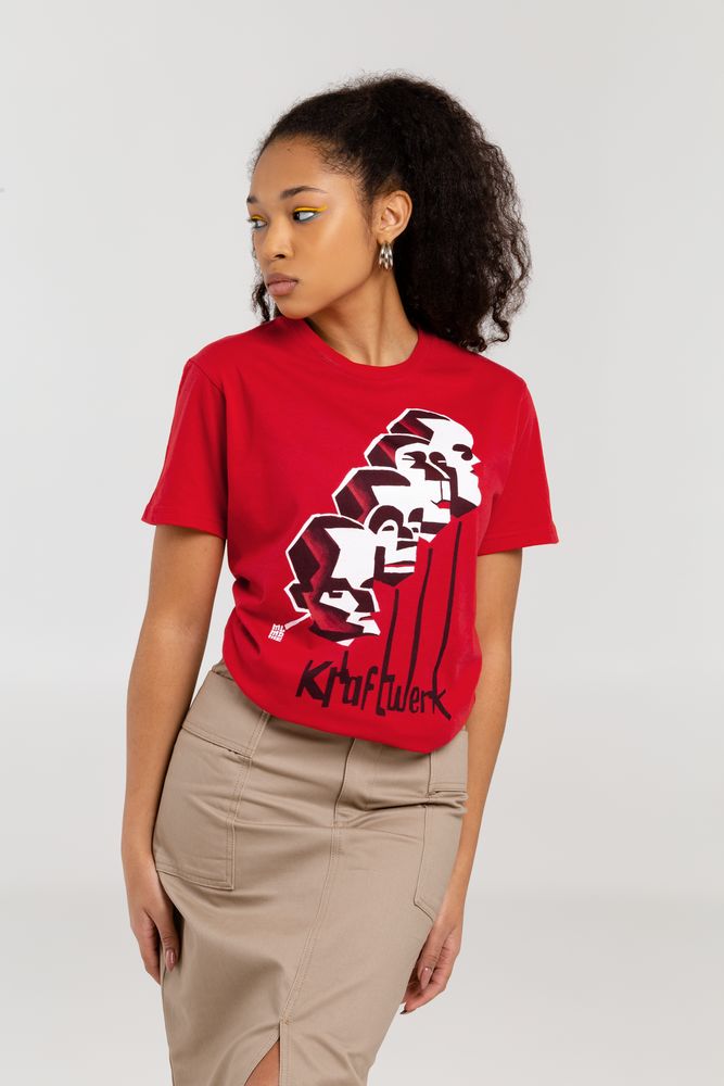 Футболка «Меламед. Kraftwerk», красная-3