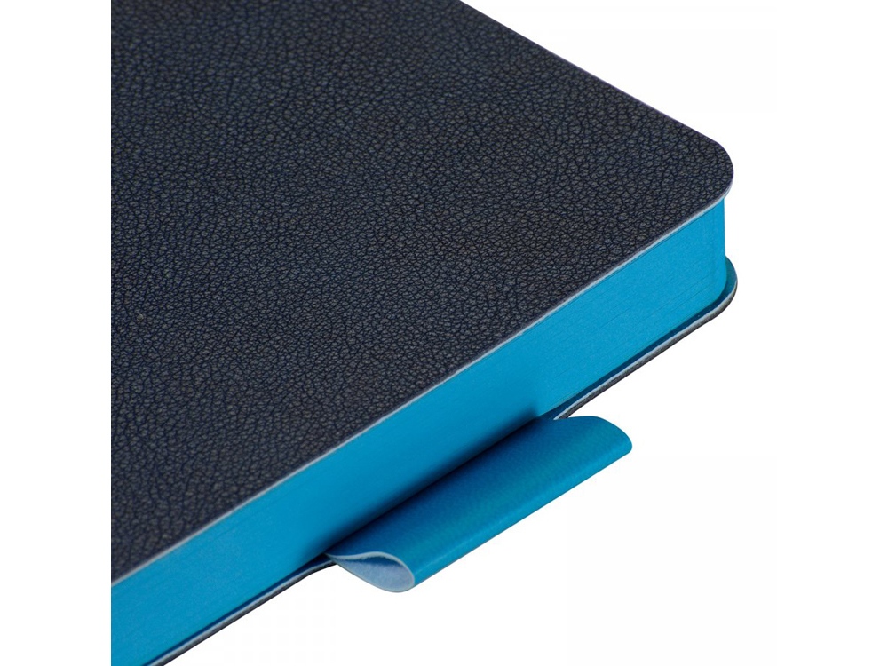 Ежедневник недатированный А5 Boston, темно-синий (голубой обрез)-3