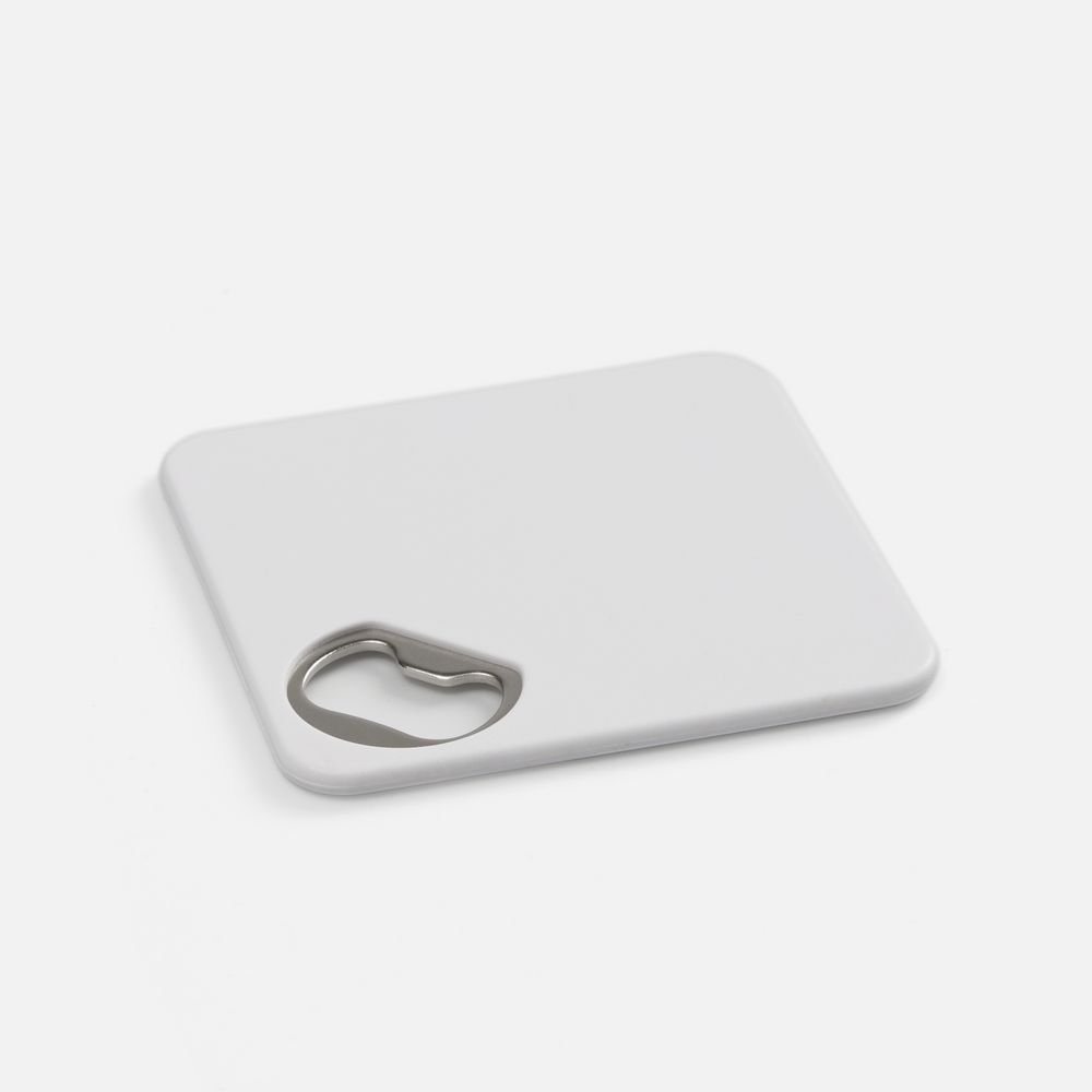 Костер с открывашкой для бутылок Bartender, ver.2, белый-0