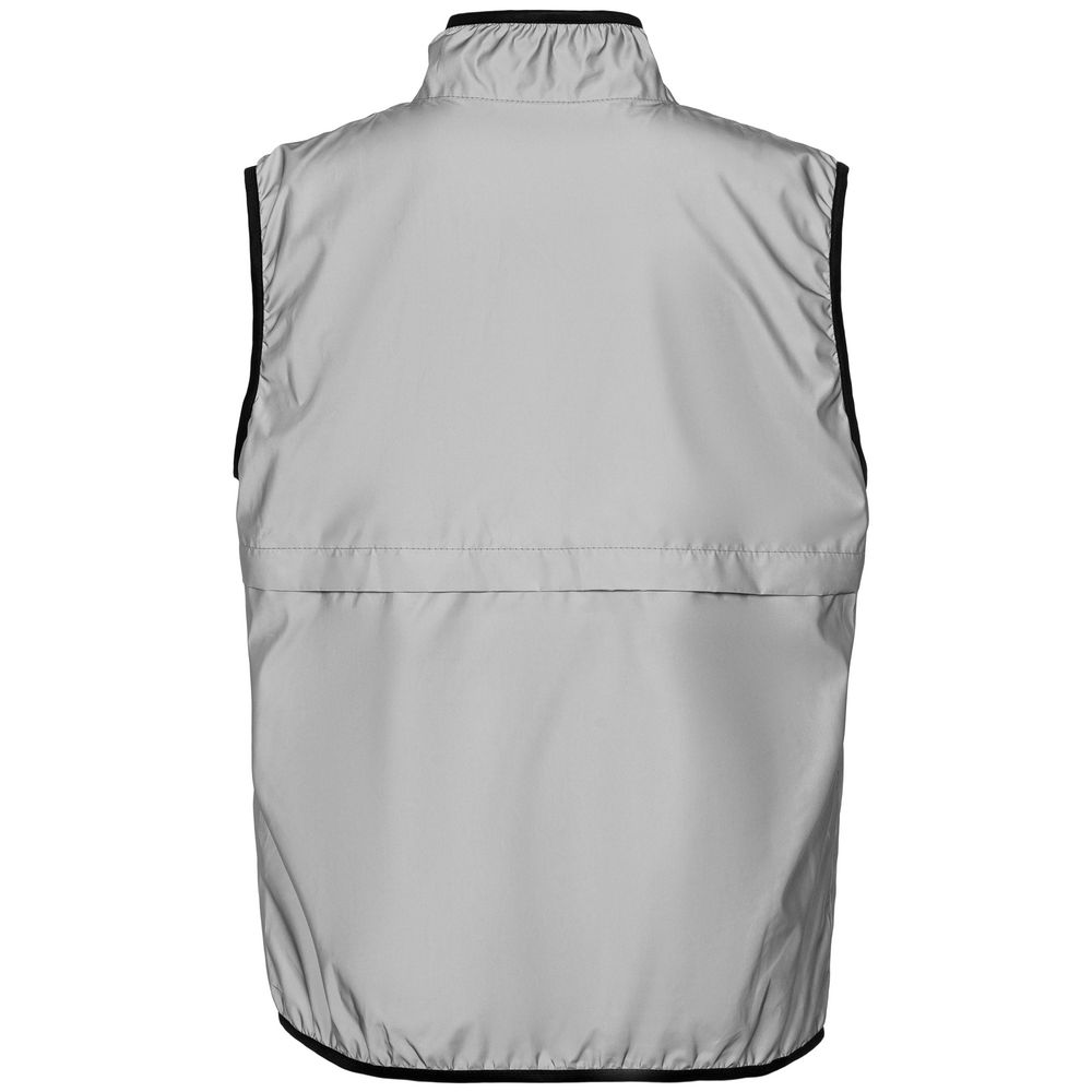 Жилет двусторонний Manifest из светоотражающей ткани, серый-3