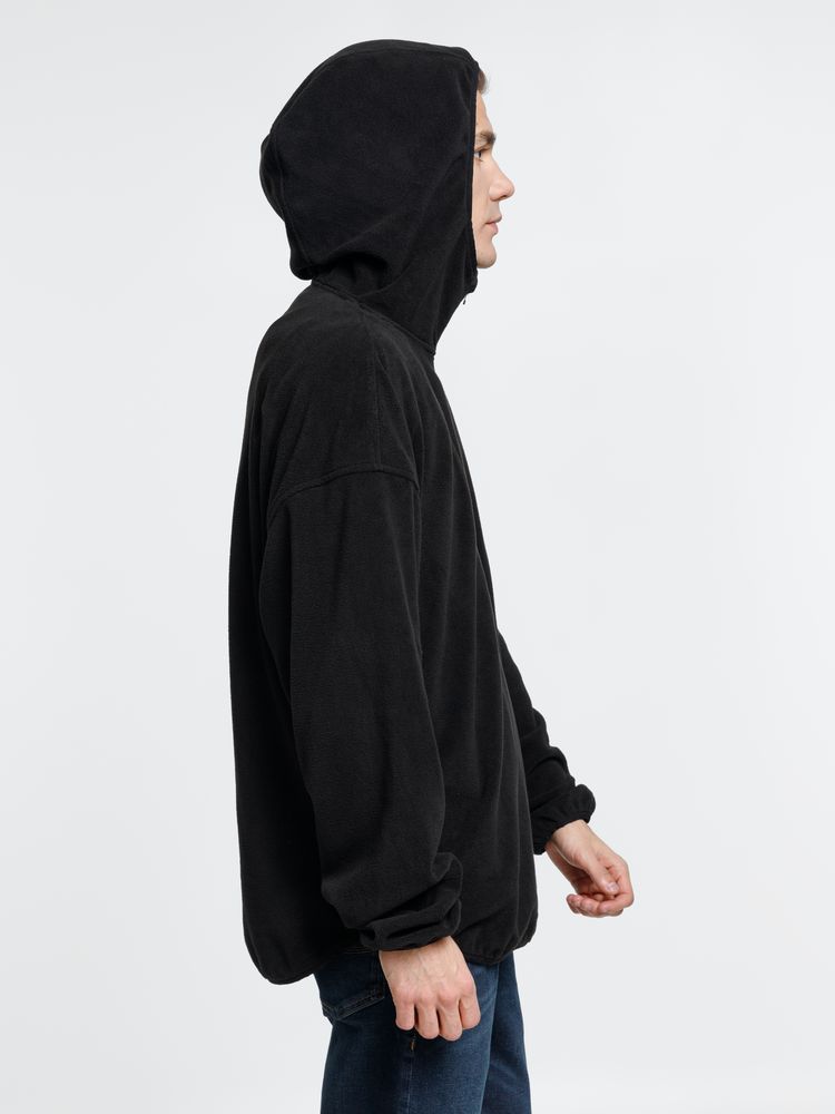 Анорак флисовый унисекс Fliska, черный-4