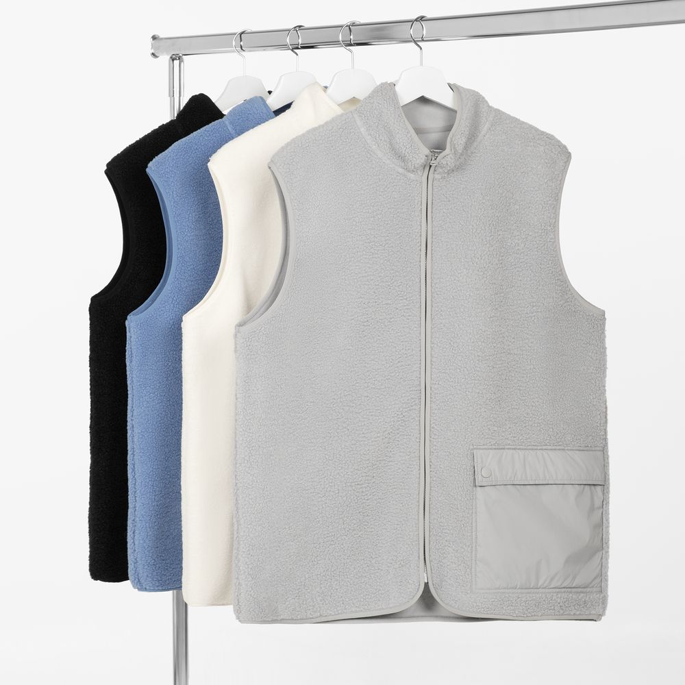 Жилет унисекс Oblako, черный-2