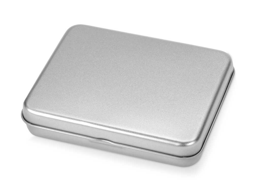 Брелок-компас с термометром, серебристый-4