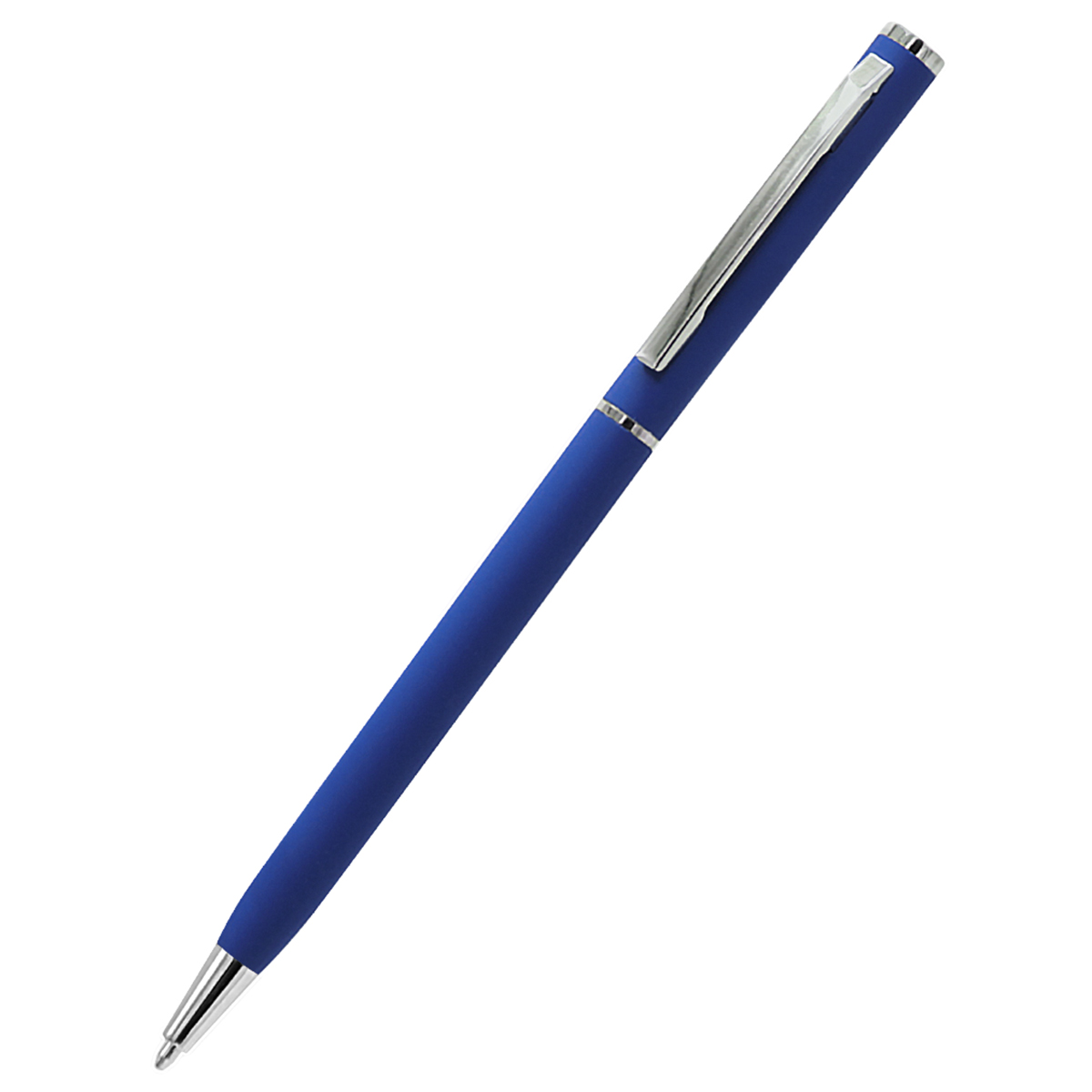 Ручка металлическая Tinny Soft софт-тач, Синий-0