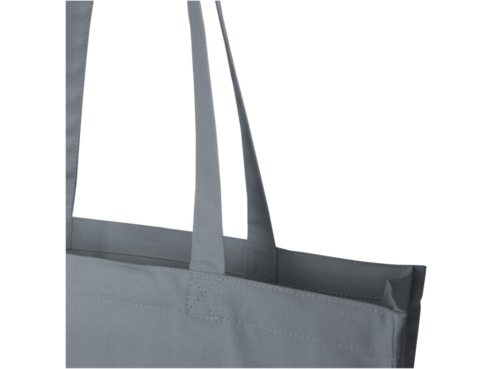 Florida эко-сумка с ластовицей плотностью 270 г/м² - Серый-4