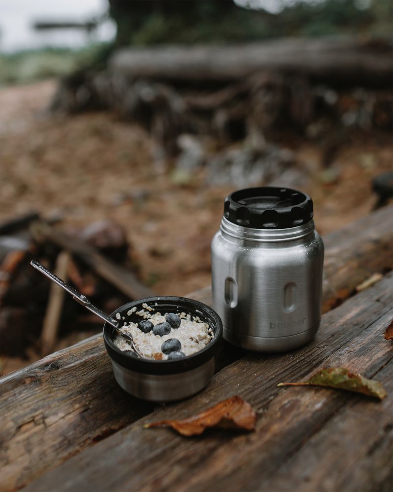 Термос для еды Jerrycan 470, вакуумный, стальной матовый-5