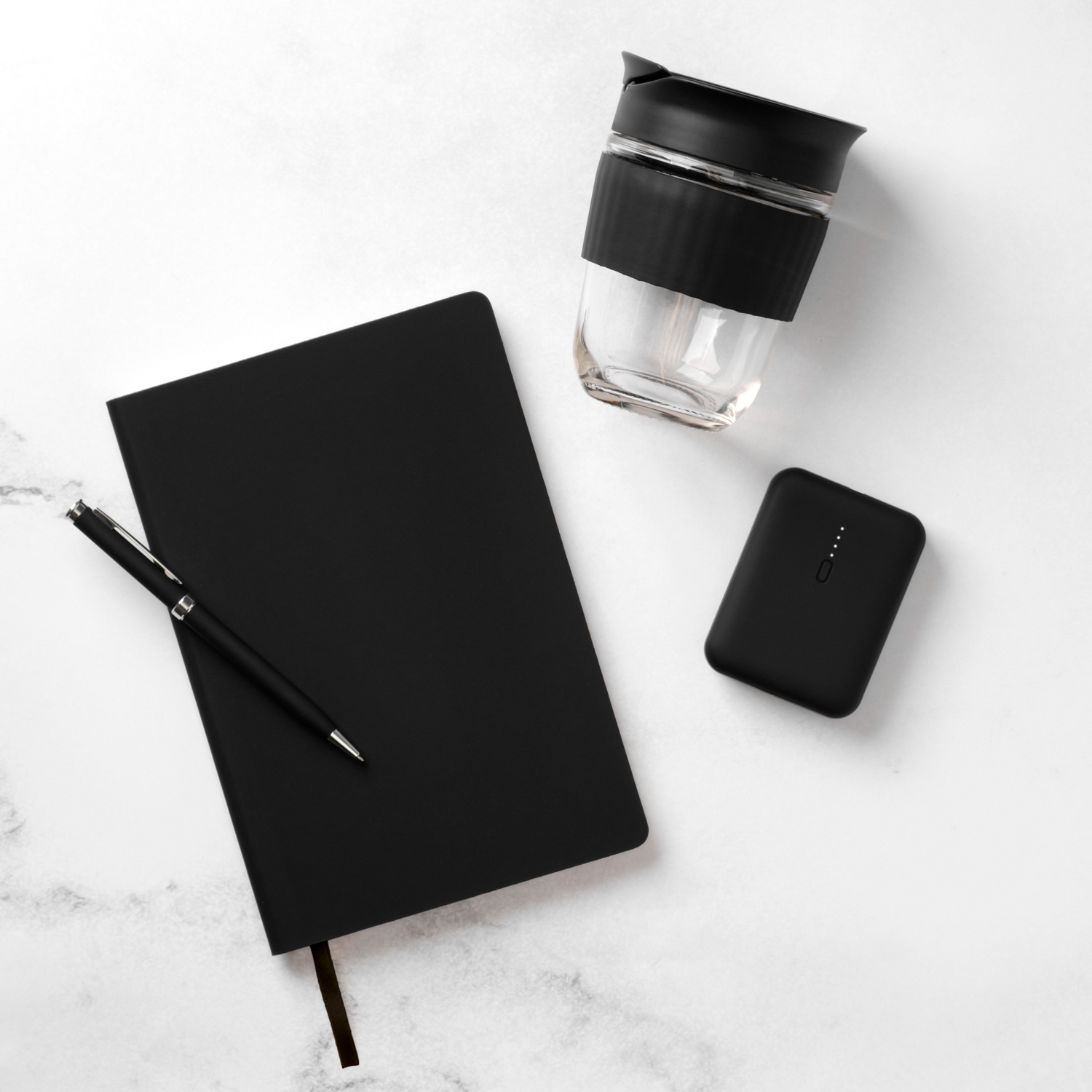 Ежедневник Spark недатированный, черный (без упаковки, без стикера)-9