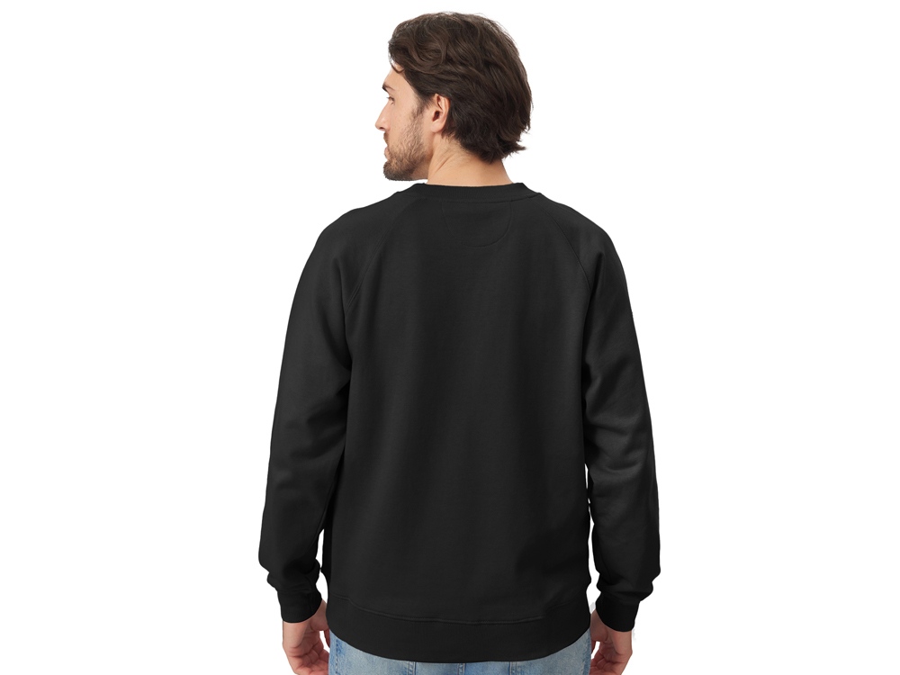 Свитшот оверсайз с рукавом реглан Belgrade, унисекс, черный-6