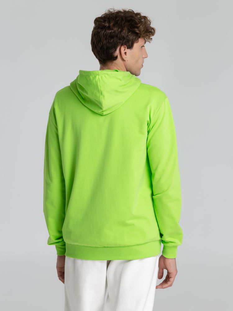 Толстовка на молнии с капюшоном Unit Siverga, зеленое яблоко-6