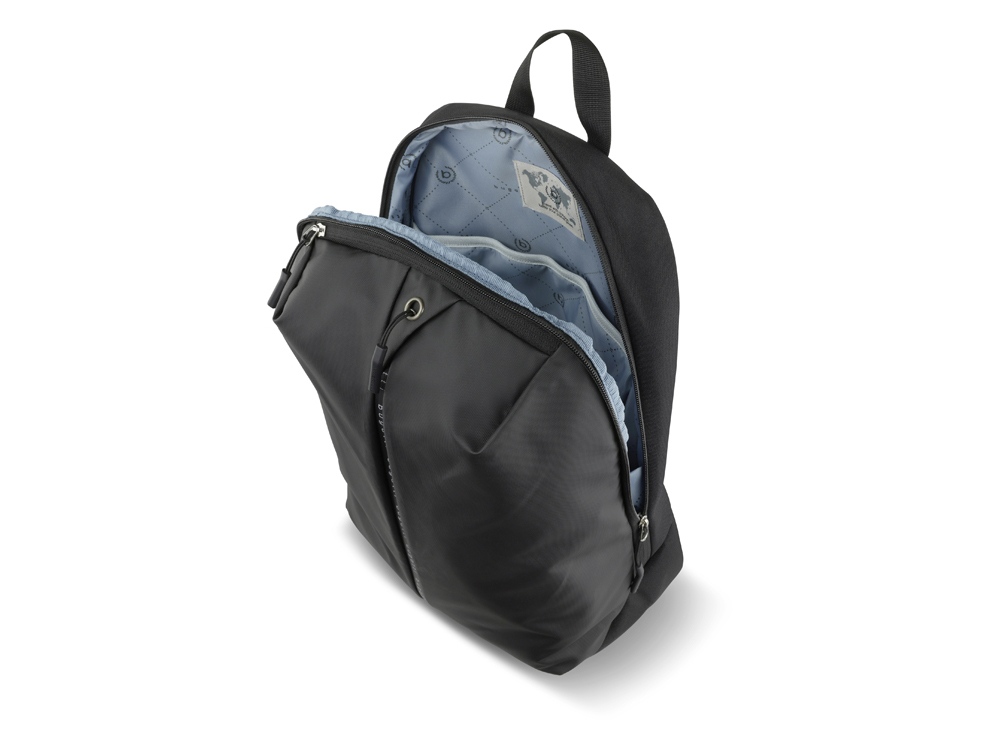 Рюкзак BUGATTI Blanc Delight, чёрный, нейлон RPET600D/тарпаулин/полиэстер, 32х15х45 см, 20 л-2