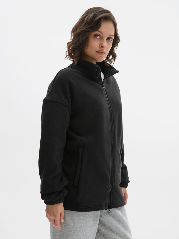 Куртка флисовая унисекс Nebo, черная-5