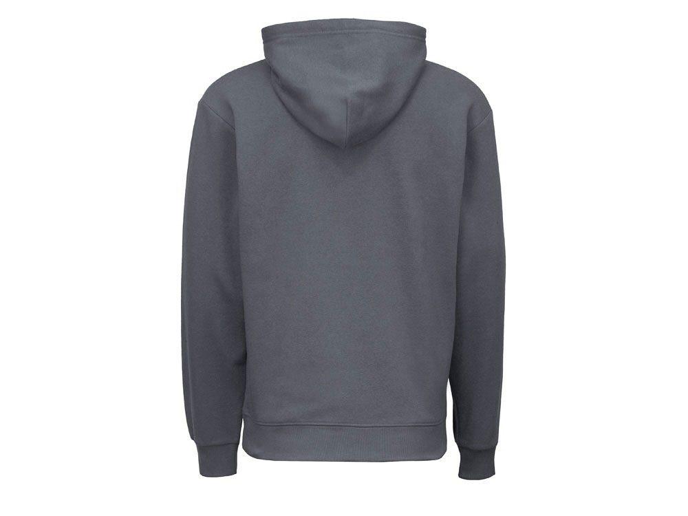 Толстовка с капюшоном оверсайз Lisbon унисекс, темно-серый-12