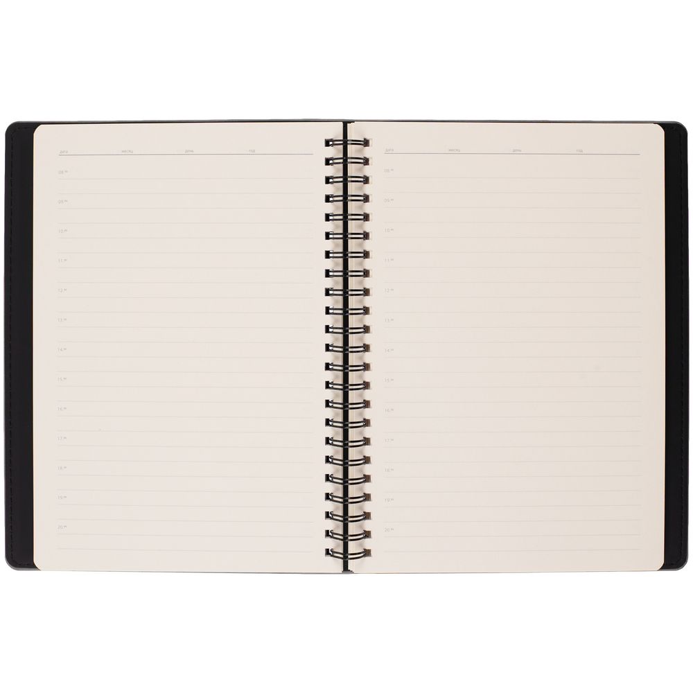 Ежедневник Spring Urban на заказ, недатированный, серый-3