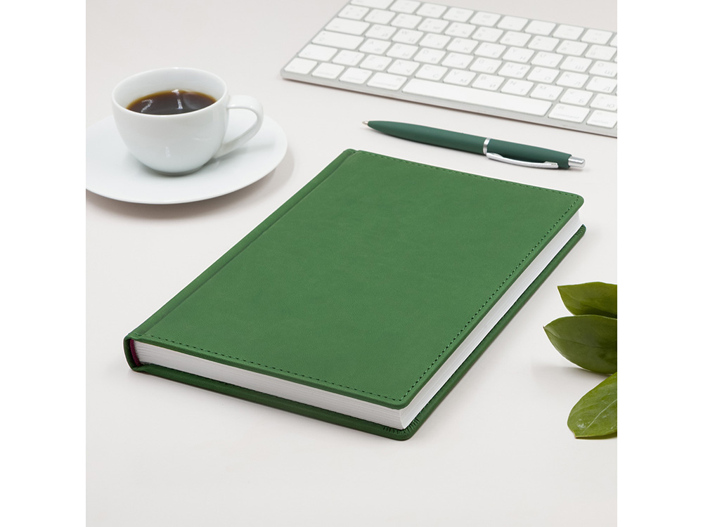 Ежедневник А5 датированный Velvet 2026, зеленый-2