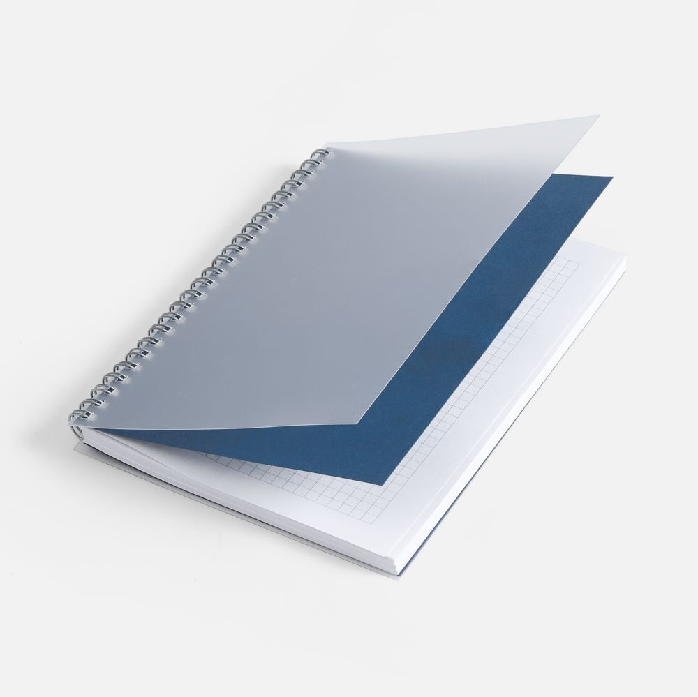 Блокнот на пружине Novalis, синий-1