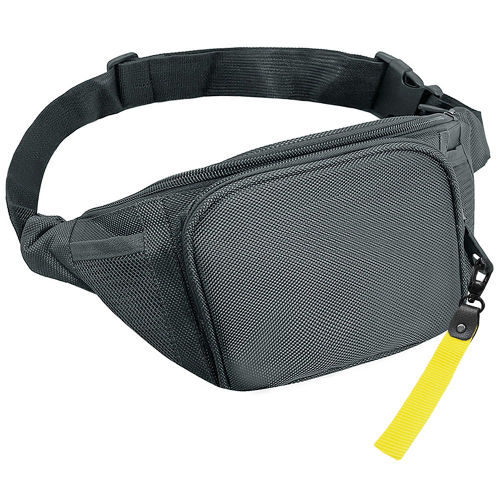 Поясная сумка SPLIT TO GO, Серый/Жёлтый-0