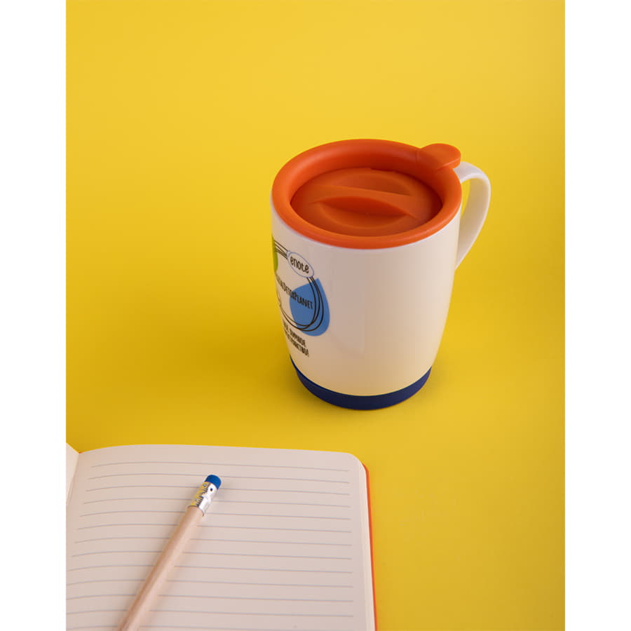 Крышка для кружки, красный-3