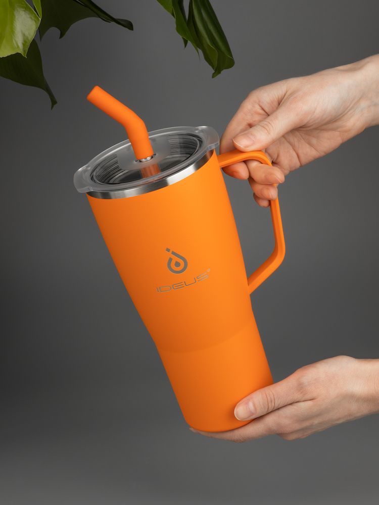 Термостакан Kasumigaoka, оранжевый-6