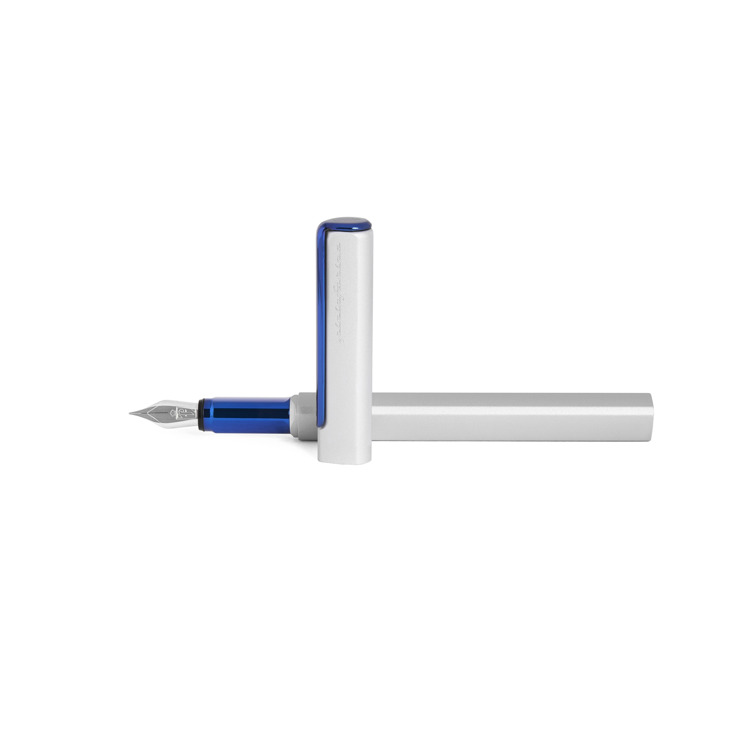 Перьевая ручка PININFARINA PF One SILVER /BLUE-4
