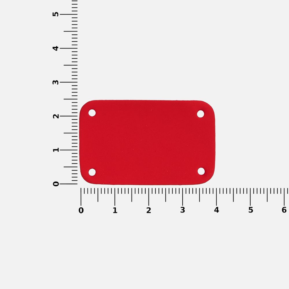 Лейбл Eta Soft Touch, S, красный-2