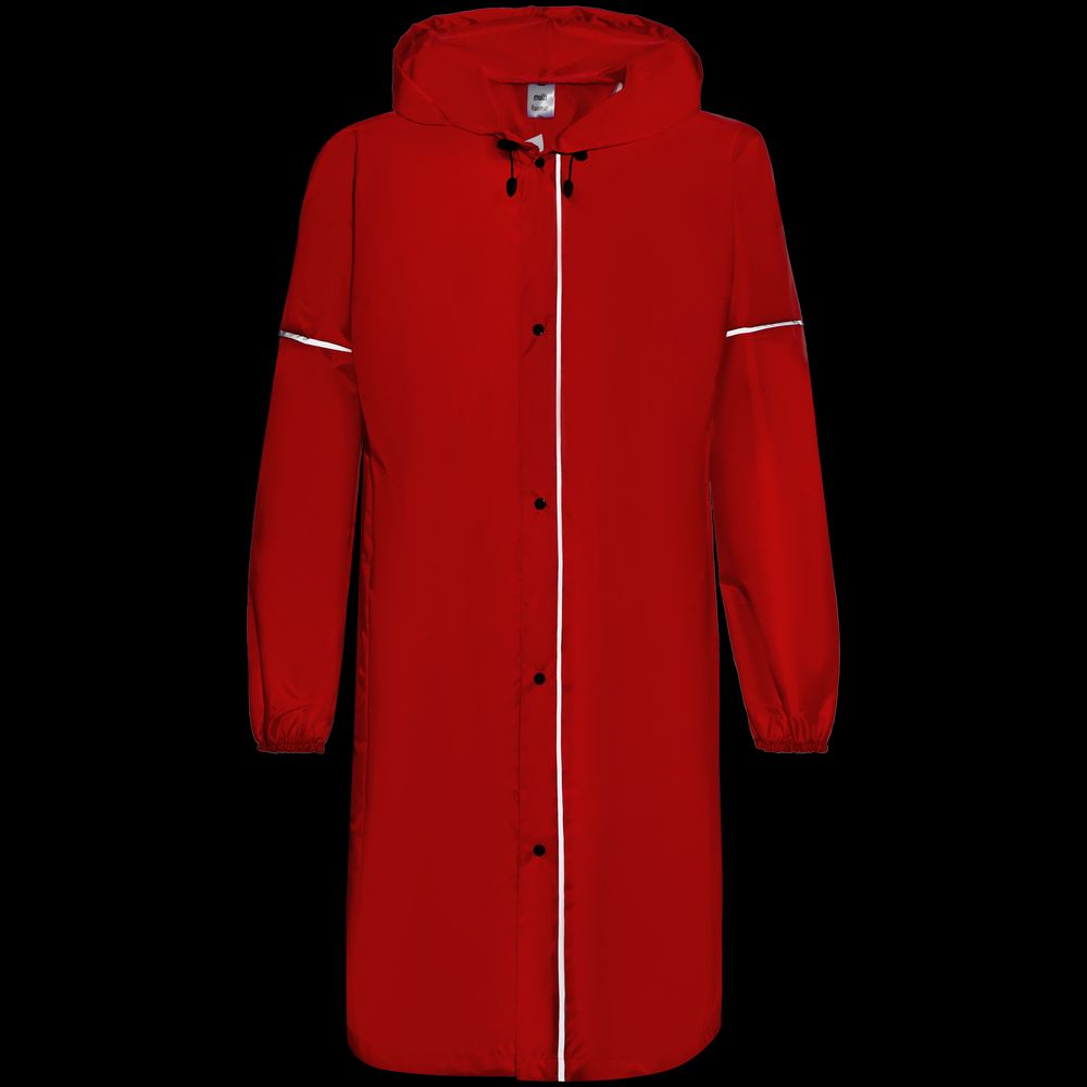 Дождевик со светоотражающими элементами Rainman Blink, красный-1