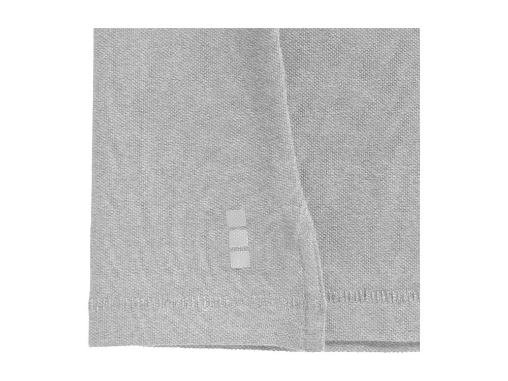 Рубашка поло Oakville женская с длинным рукавом, серый меланж-2