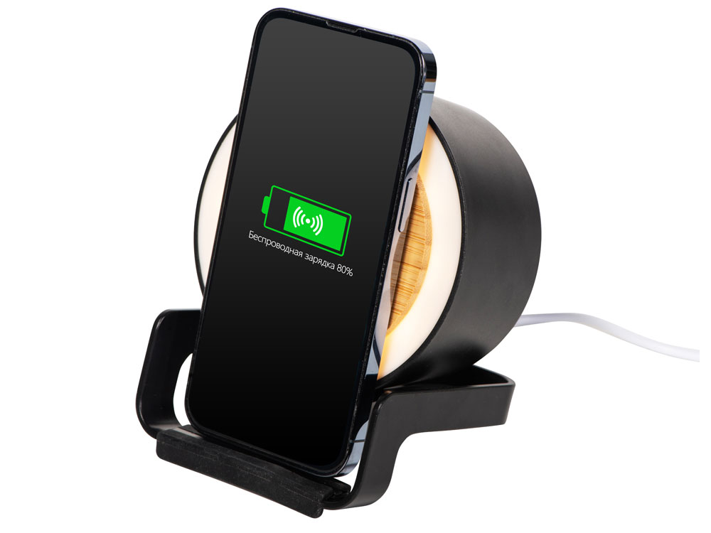 Портативная колонка c функцией беспроводной зарядки Eclipse, 5 Вт / 10 Вт-6