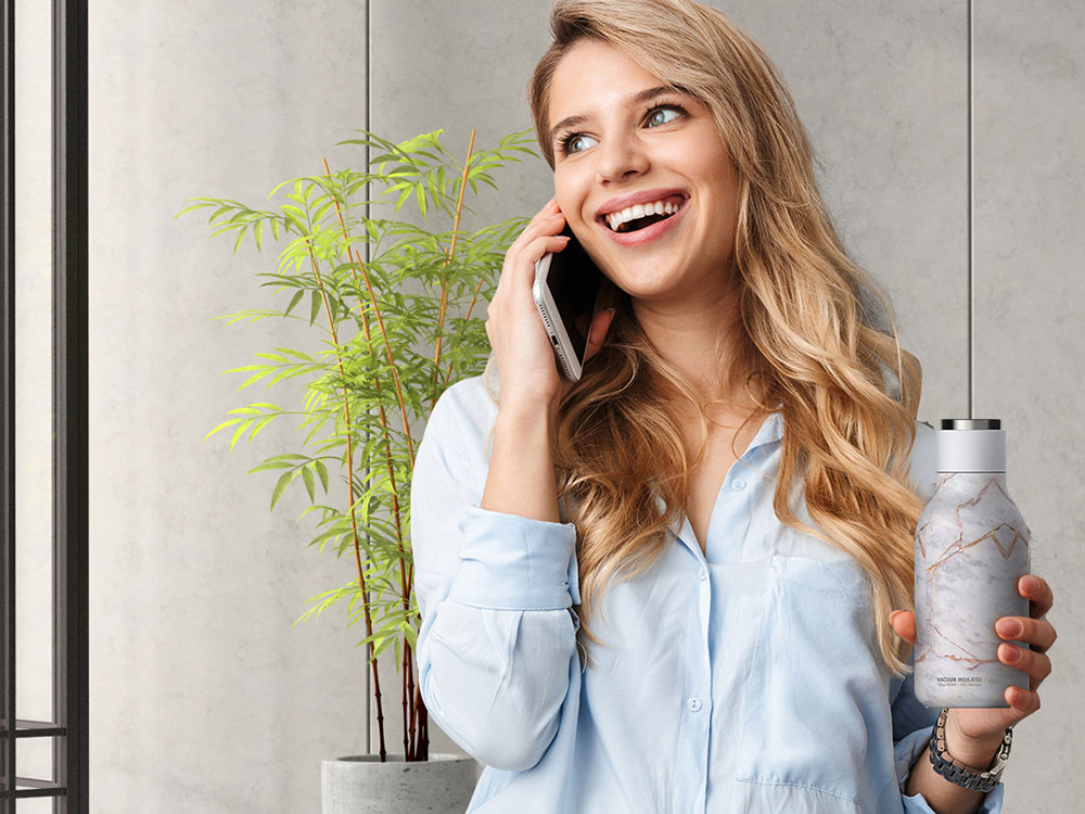 Термос URBAN, мраморный-1