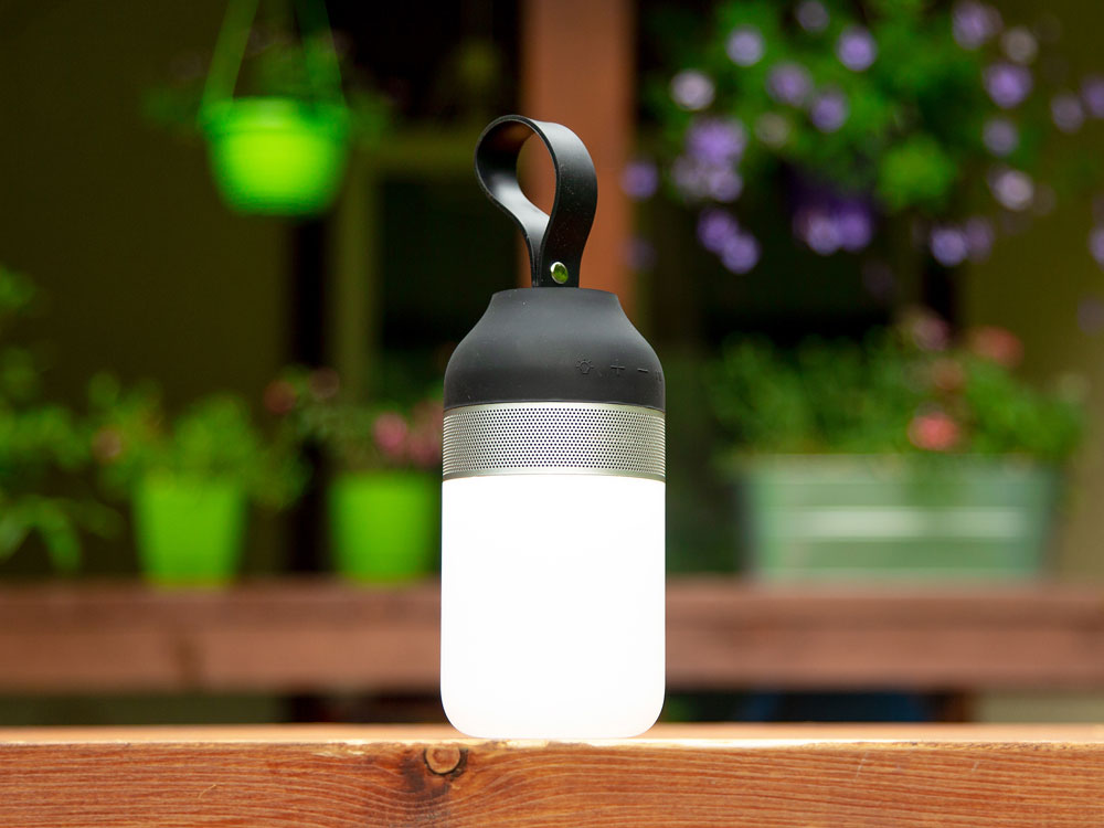 Портативный беспроводной Bluetooth динамик Lantern со встроенным светильником-5