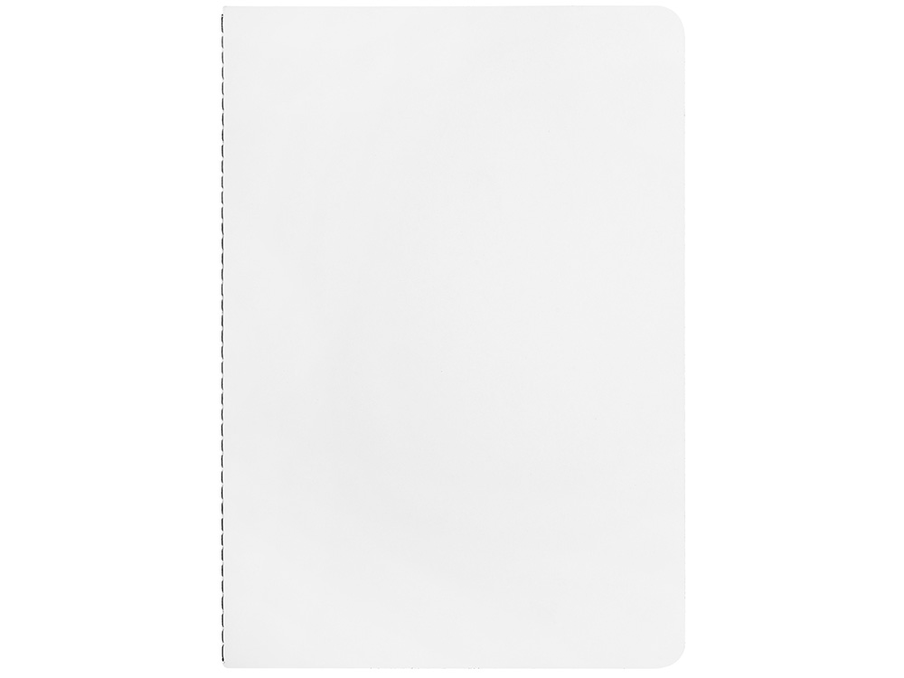 Бизнес-тетрадь А5 Pragmatic Contrast, 40 листов в клетку, белый с черным срезом-2