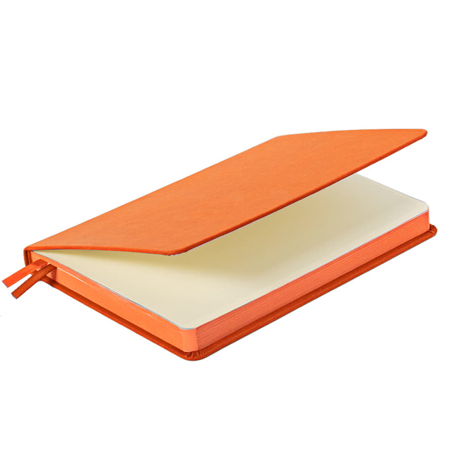 Ежедневник недатированный Softie, формат А5, в клетку, оранжевый-4