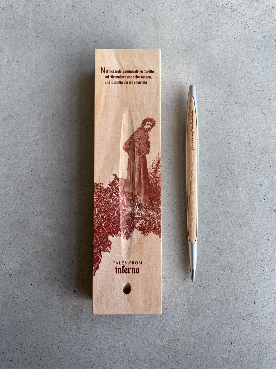 Вечная ручка Pininfarina Cambiano DANTE INFERNO-3