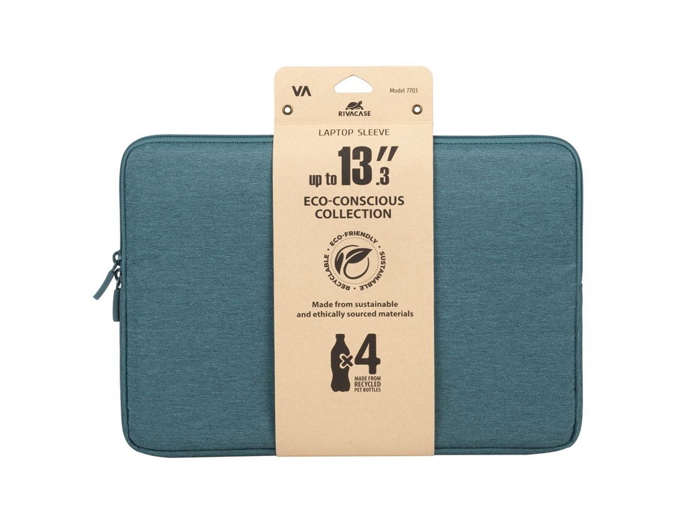 RIVACASE 7703 aquamarine ECO чехол для ноутбука 13.3-14 / 12-2