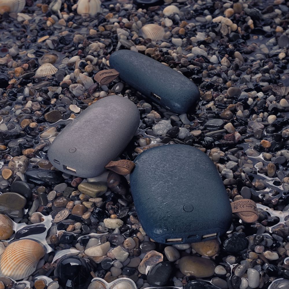 Внешний аккумулятор Pebble 5200, серо-синий-6