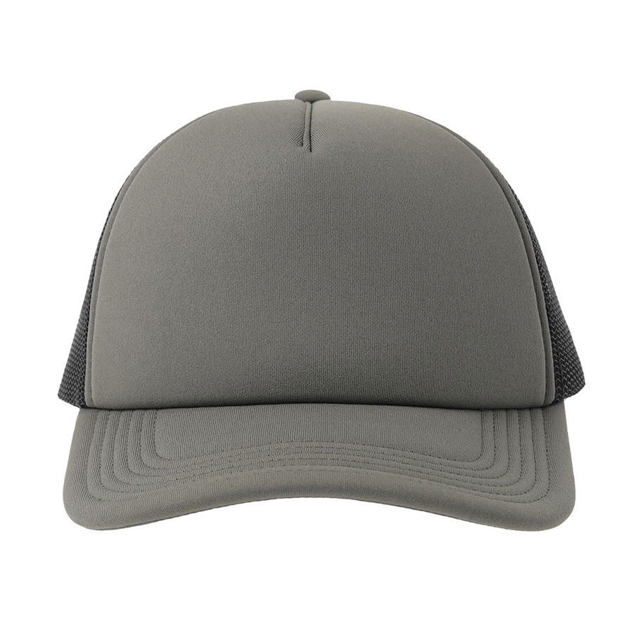 Бейсболка RAPPER-S, 5 клиньев, пластиковая застёжка, темно-серый, черный-8