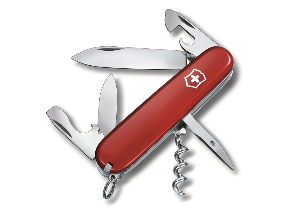 Нож перочинный VICTORINOX Spartan, 91 мм, 12 функций, красный-0