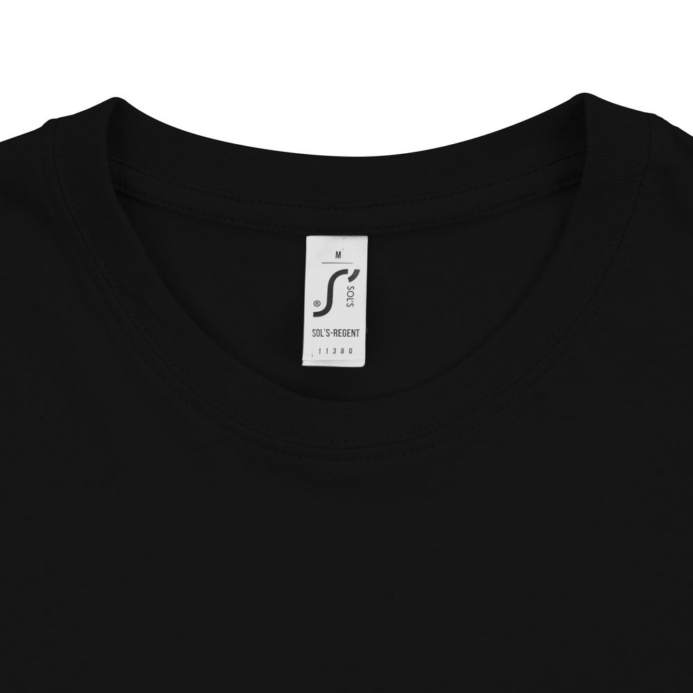 Футболка унисекс Regent 150, черная-3