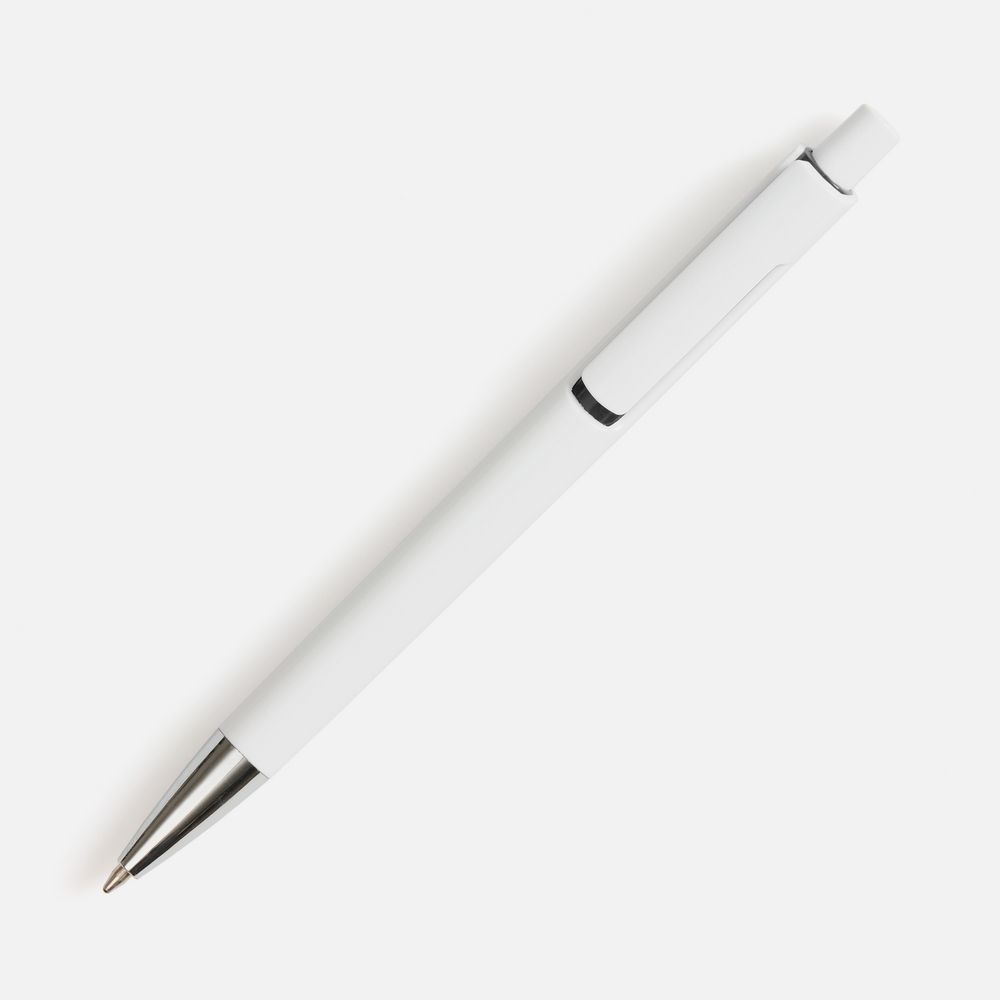 Ручка шариковая Dominanta, белая с черным-1